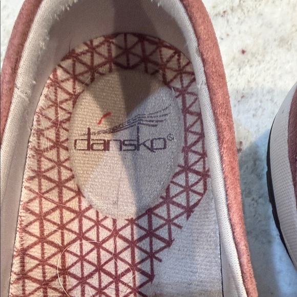 Dansko Suede Slip-On Slippers - Dusty Rose - Picture 3 of 5